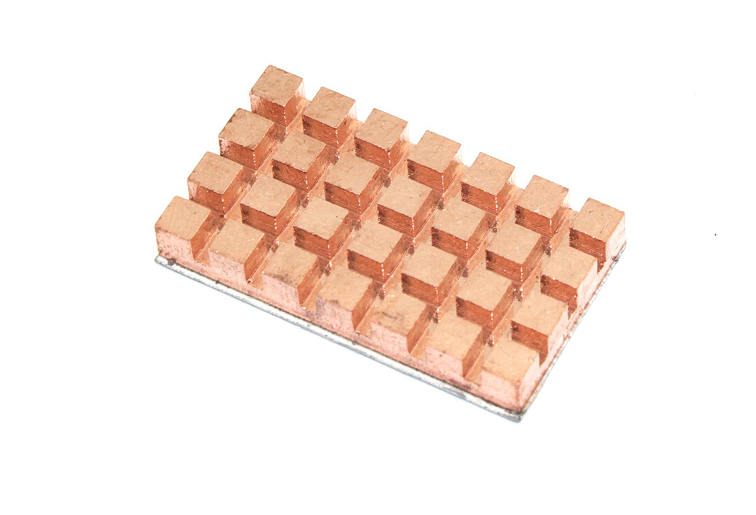 Медный радиатор 18х32х4мм с термоскотчем