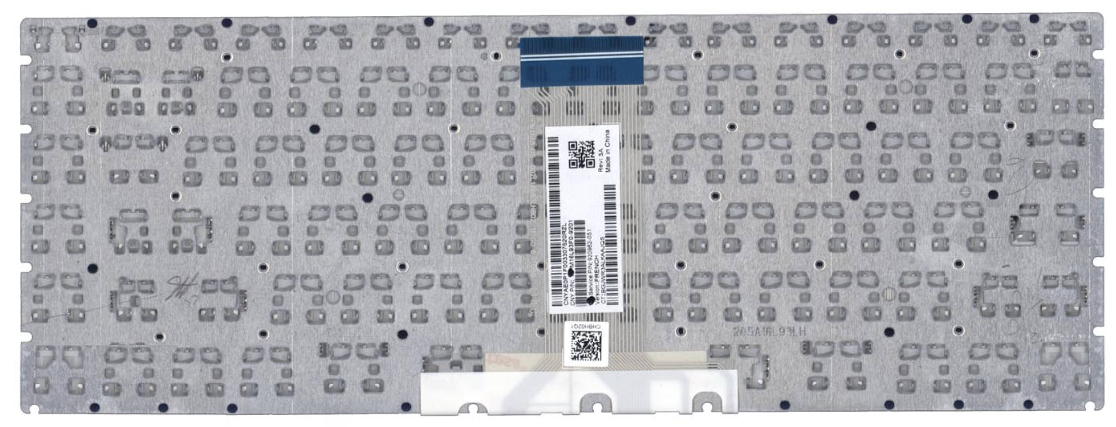 Клавиатура HP Pavilion 14-bp001la белая, OEM