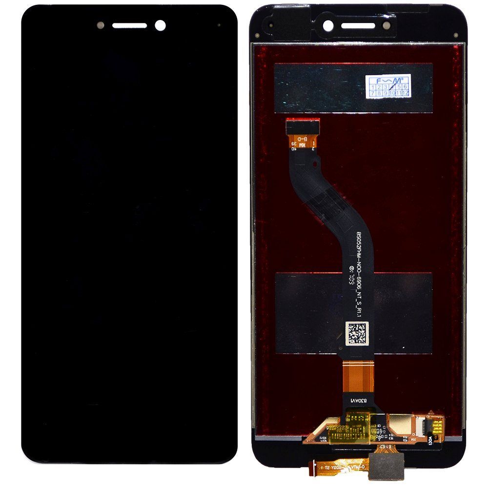 Дисплей Huawei P8 Lite 2017/P9 Lite 2017/Honor 8 Lite+тачскрин черный /логотип Huawei/