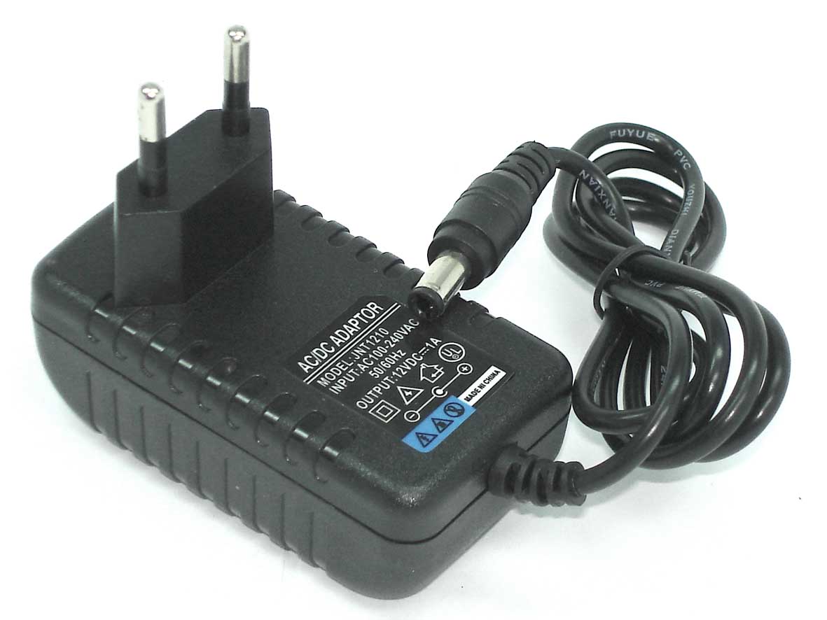 Блок питания (сетевой адаптер) 12V 1A 5.5x2.1