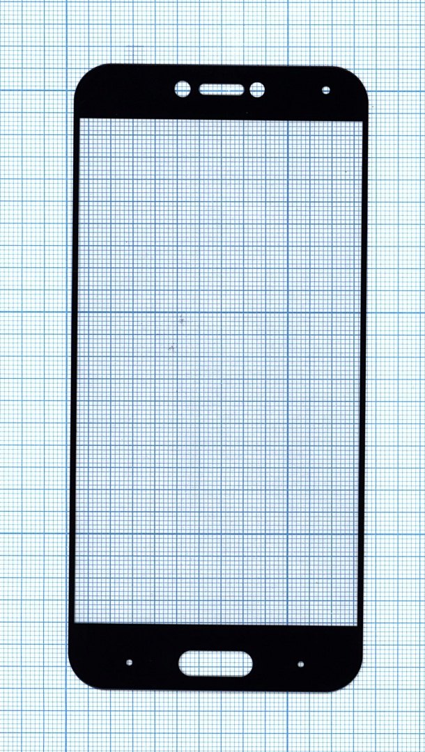 Защитное стекло "Полное покрытие" для Xiaomi Mi5C черное