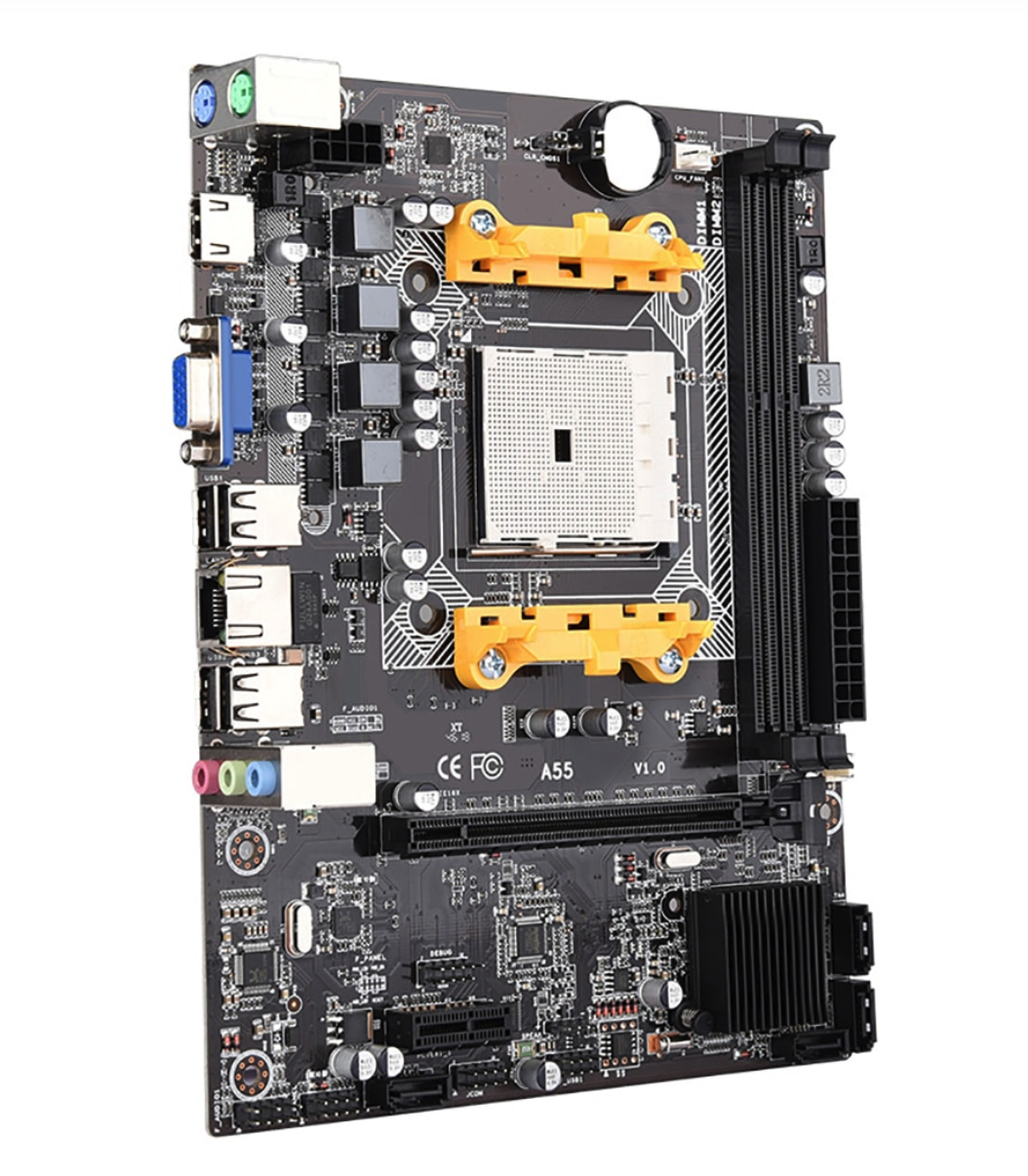 Материнская плата MicroATX (AMD FM1 A55)