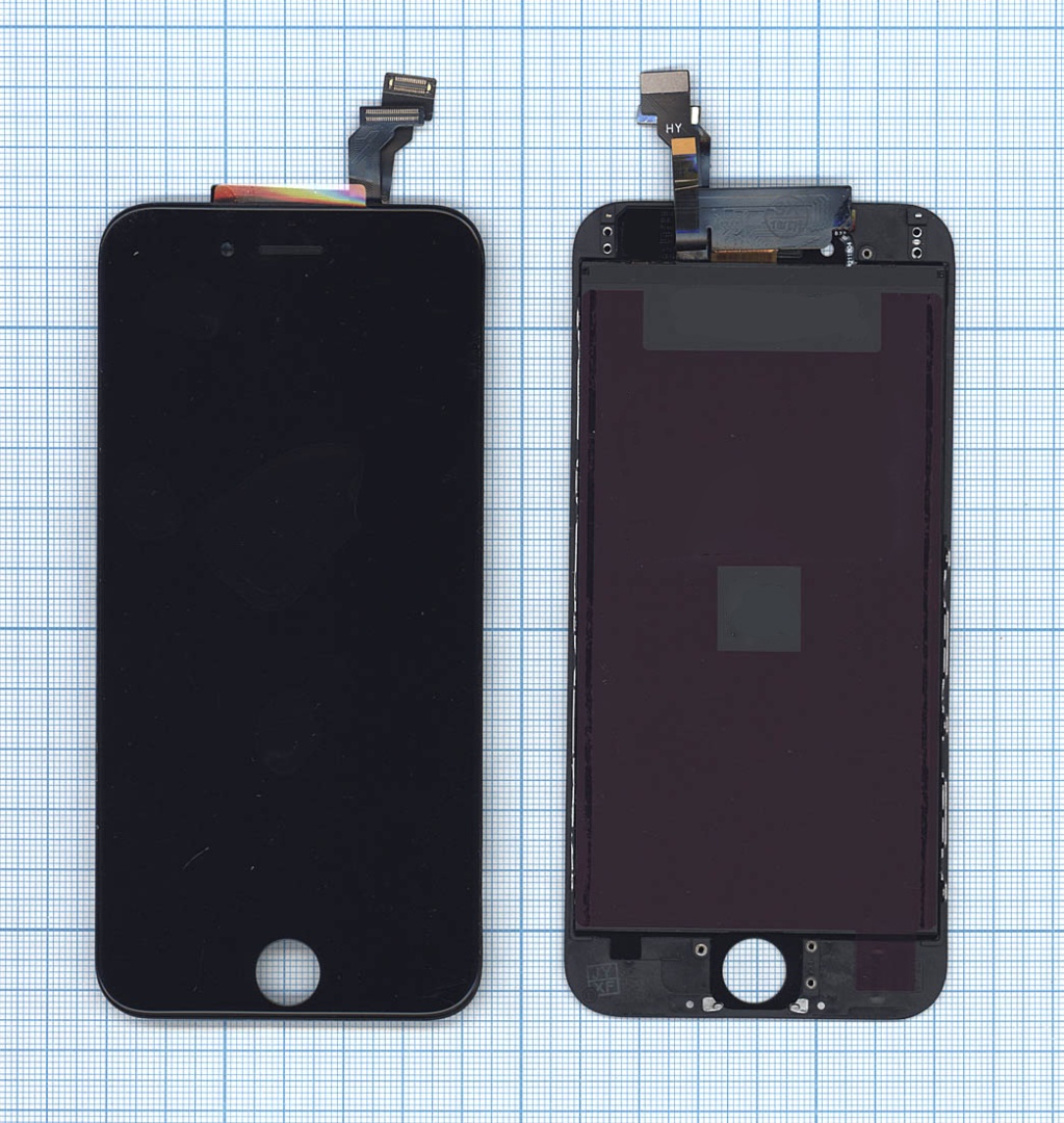 Дисплей для iPhone 6 в сборе с тачскрином (Hancai) черный