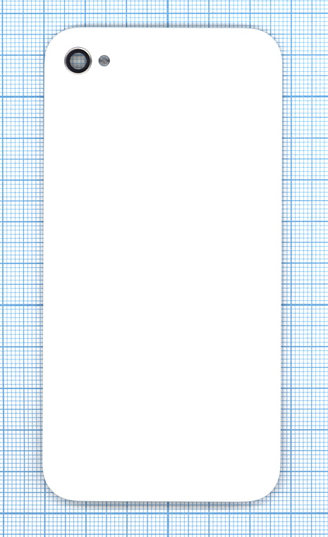 Задняя крышка для iPhone 4 белая