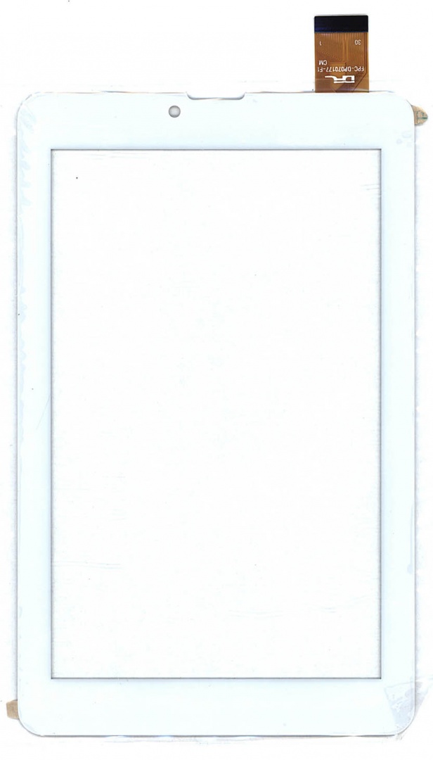 Сенсорное стекло (тачскрин) DP070177 белое