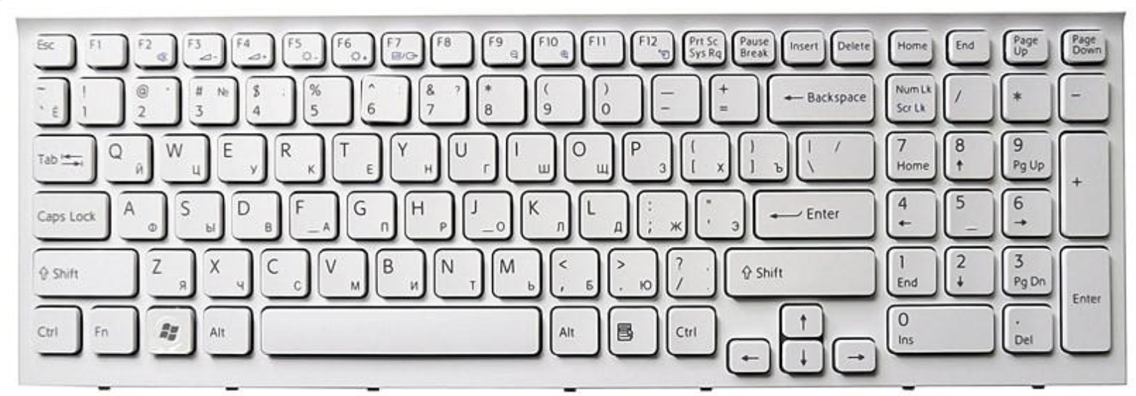 Клавиатура Sony VAIO VPCEB1A4E OEM