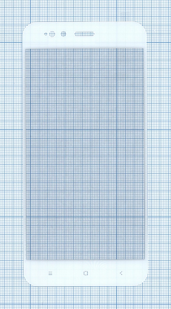 Защитное стекло "Полное покрытие" для Xiaomi Mi 5X белое