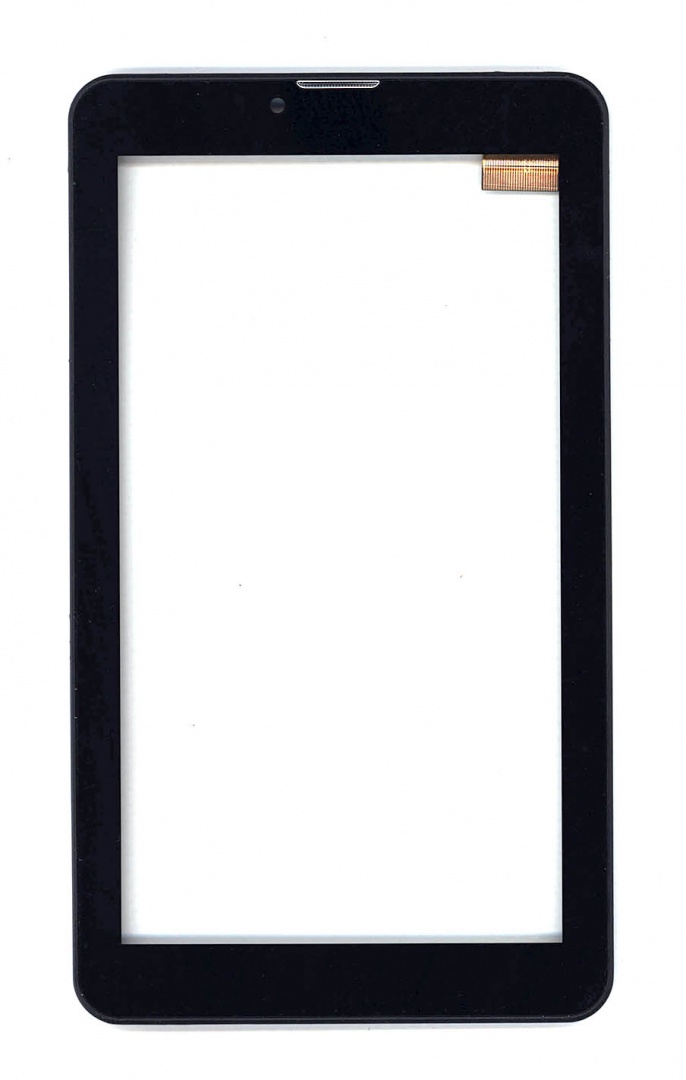 Сенсорное стекло (тачскрин) для Irbis TZ56 черное с рамкой