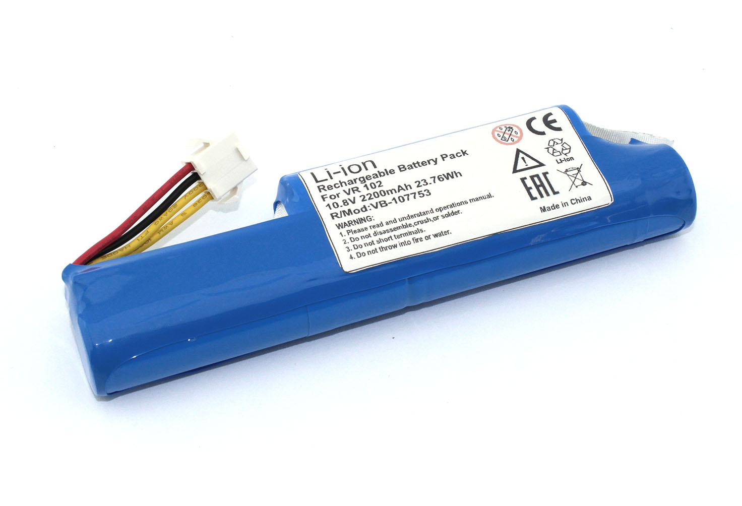 Аккумулятор для Vileda VR 102 10,8V 2200mAh