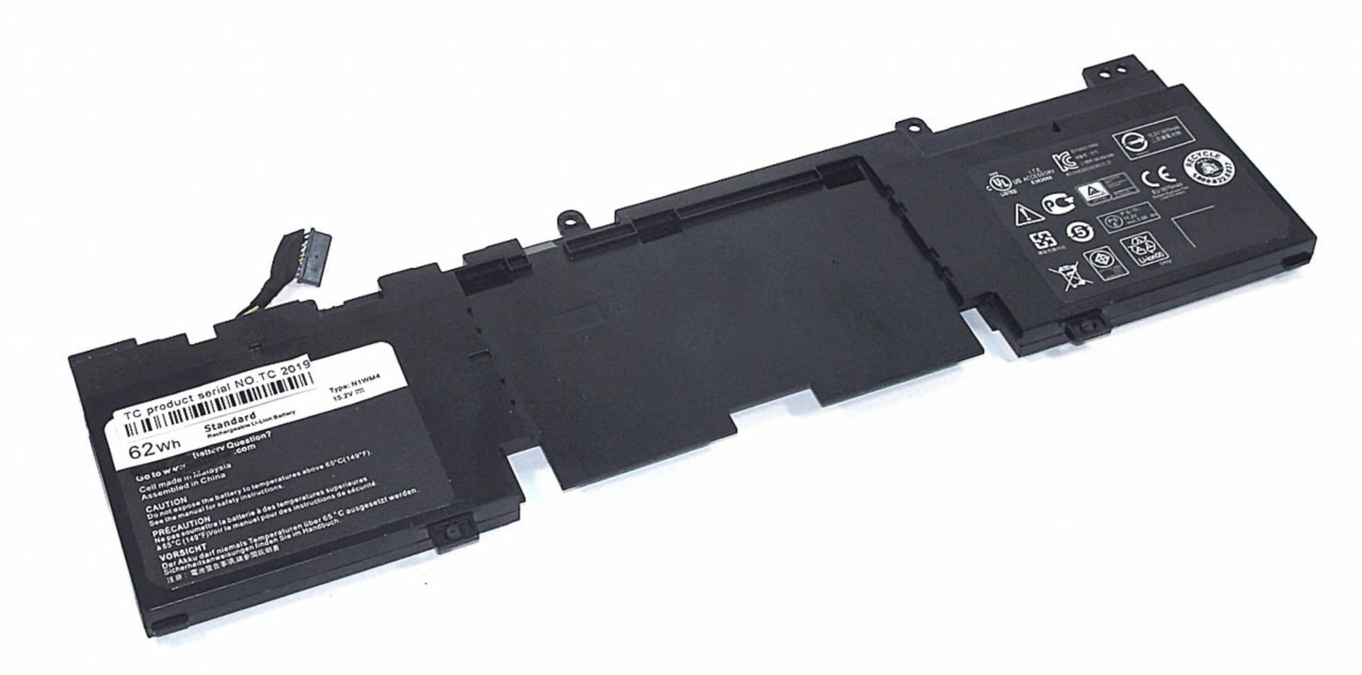 Аккумулятор Dell Alienware 13 R1 15.2V, 62Wh, Original