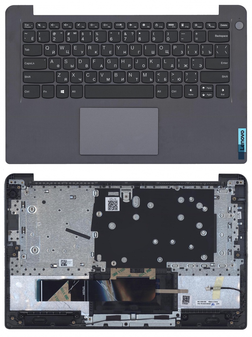Клавиатура для ноутбука Lenovo IdeaPad 3-14ITL6 топкейс