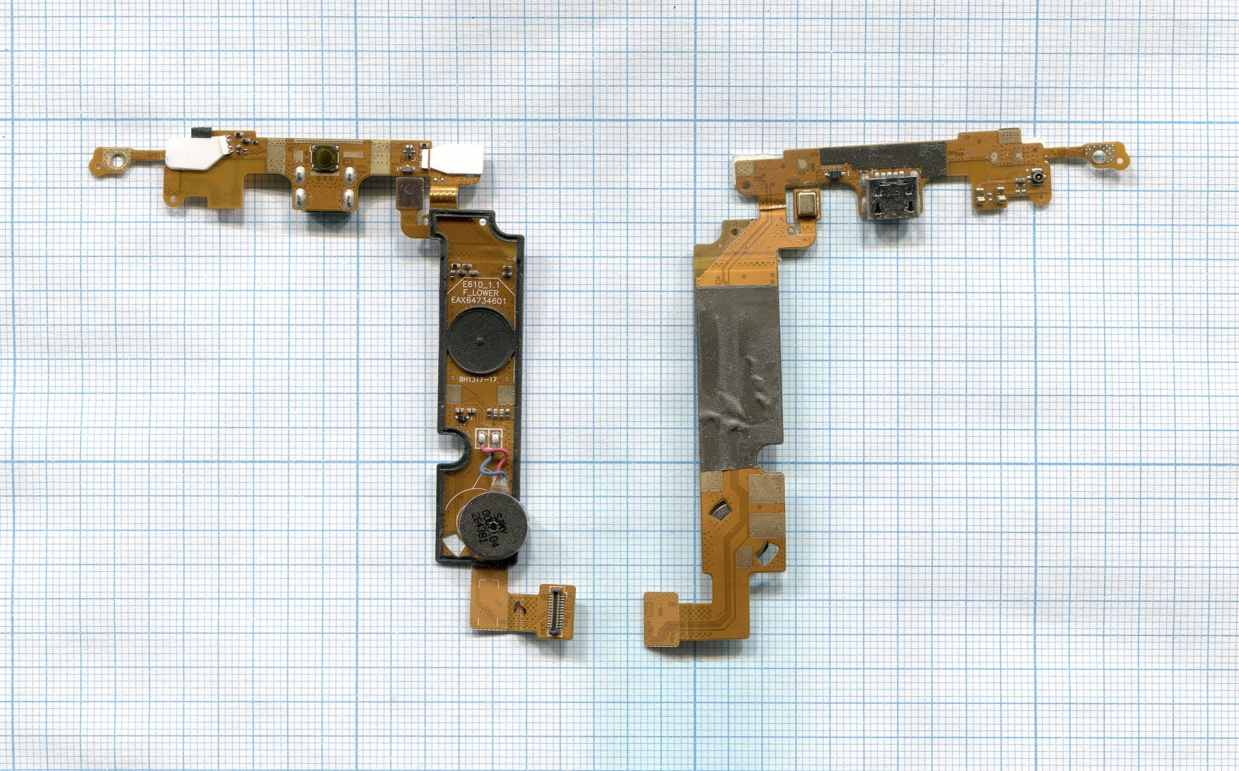 Плата разъема питания с микрофоном для LG L5 E610 E612 E615