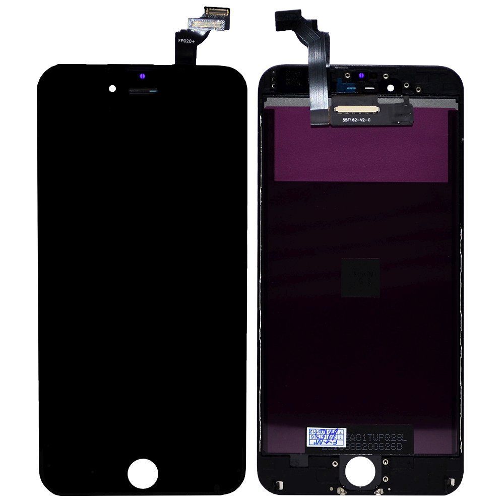 Дисплей iPhone 6 Plus + тачскрин + рамка черный ALPHA