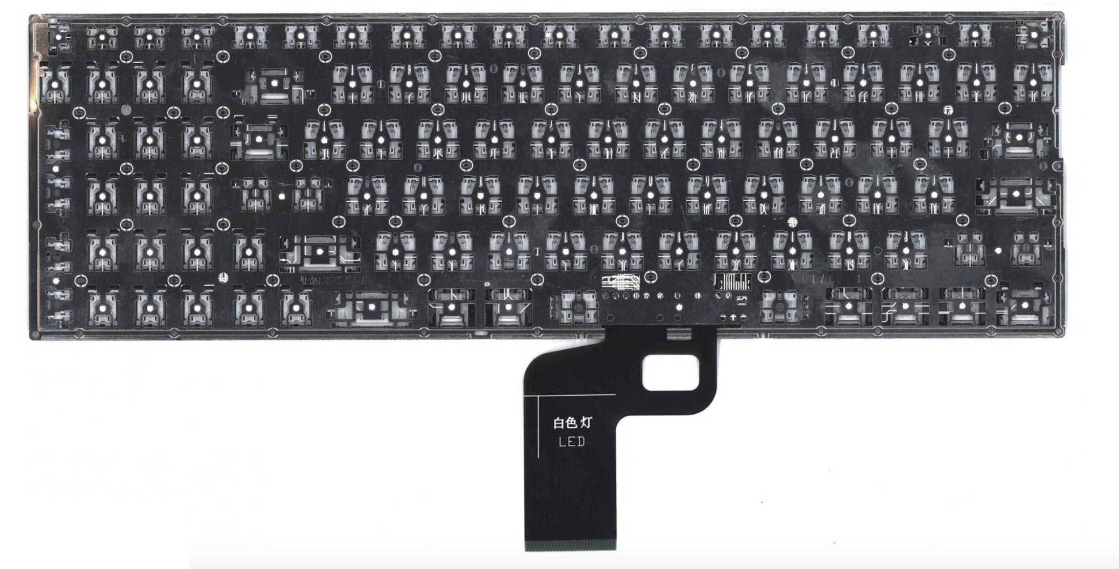 Клавиатура Asus Q504UAK серебристая с подсветкой, OEM