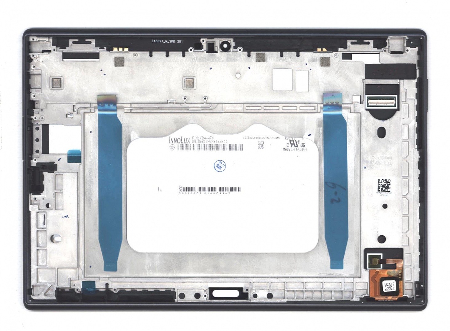 Модуль (матрица + тачскрин) для Lenovo Tab 4 TB-X704 черный с рамкой