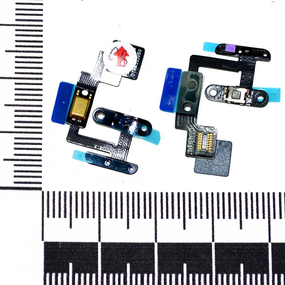 Шлейф iPad Air 2 + кнопка включения + микрофон