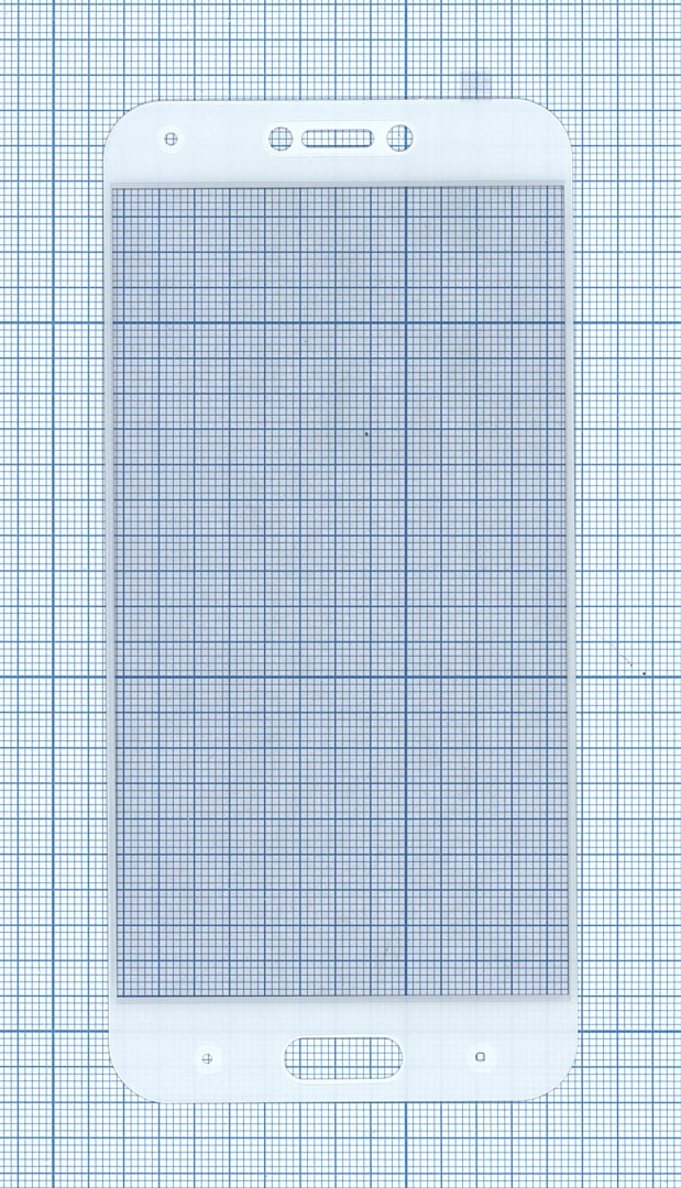 Защитное стекло "Полное покрытие" для Xiaomi Mi5C белое