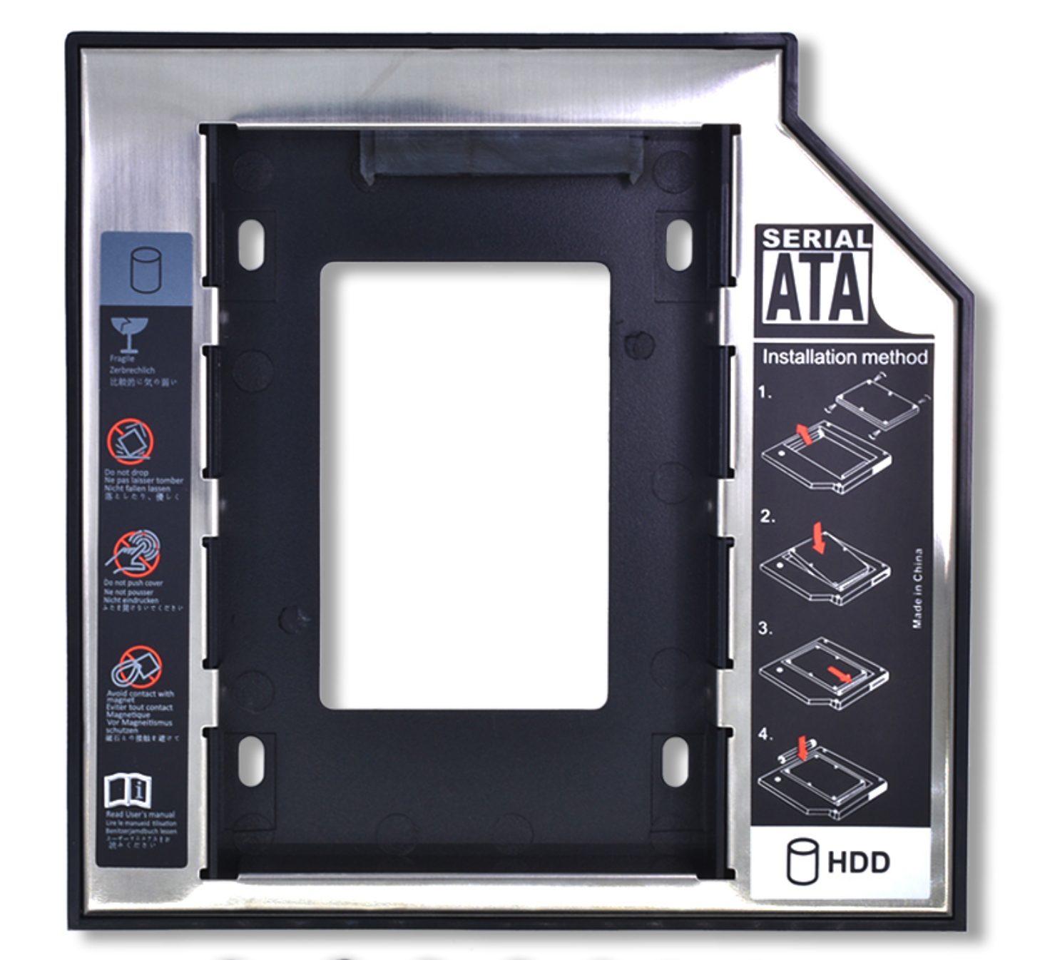 Салазки (Optibay) для установки HDD вместо дисковода 12.7мм