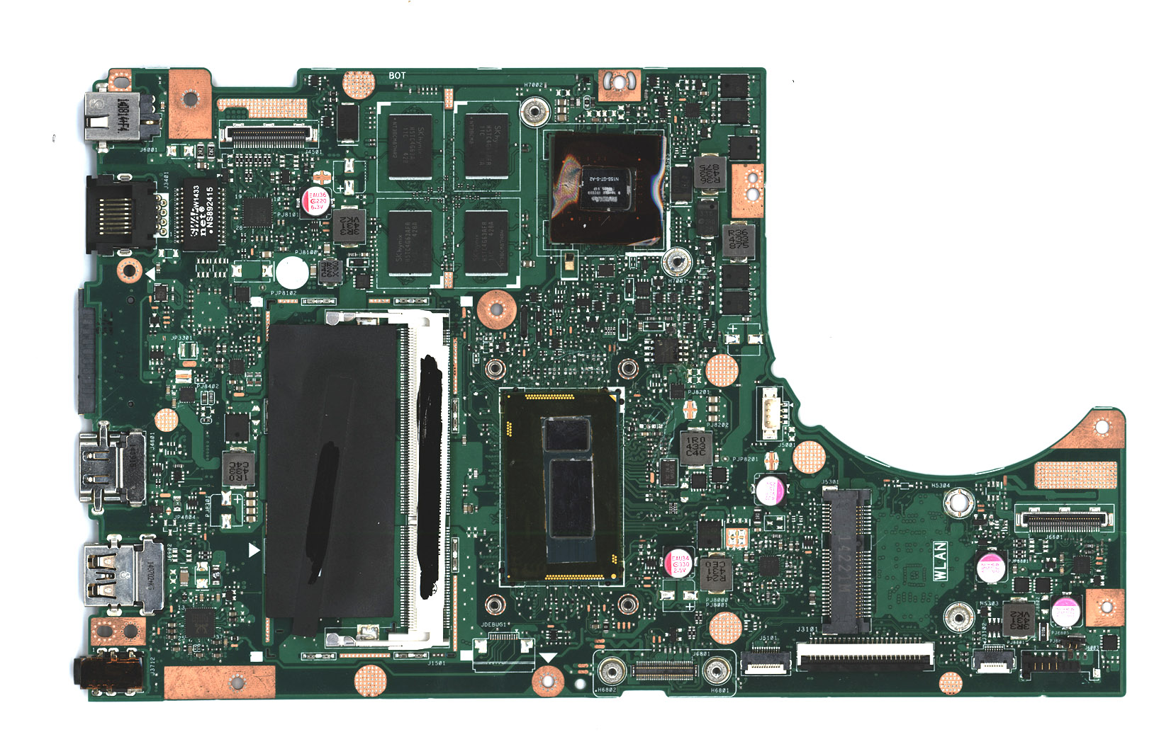 Материнская плата для Asus TP500LN I5-4210U донор компонентов