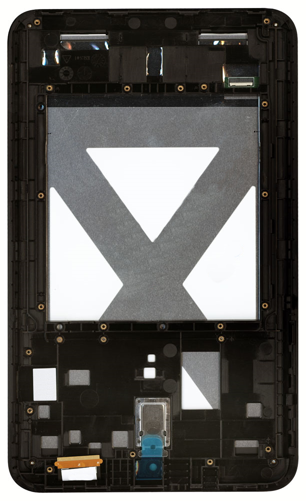 Модуль (матрица + тачскрин) для Asus MeMO Pad 8 (ME180A) черный с рамкой