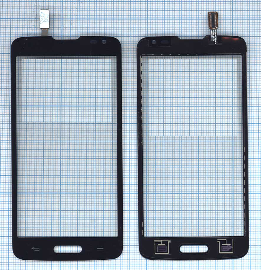 Сенсорное стекло (тачскрин) для LG L90 D405 черное