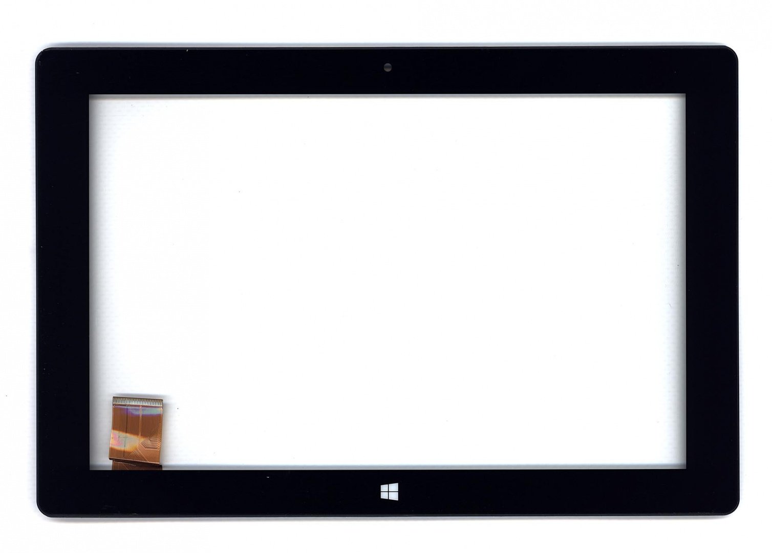 Сенсорное стекло (тачскрин) для Irbis TW44 черное с рамкой