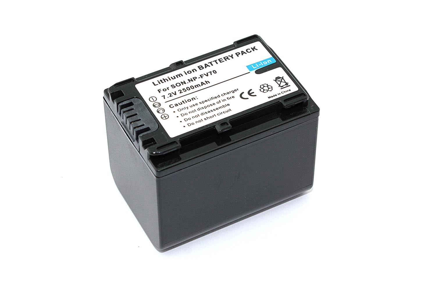 Аккумуляторная батарея для видеокамеры Sony DCR-DVD (NP-FV70) 7.2V 2500mAh