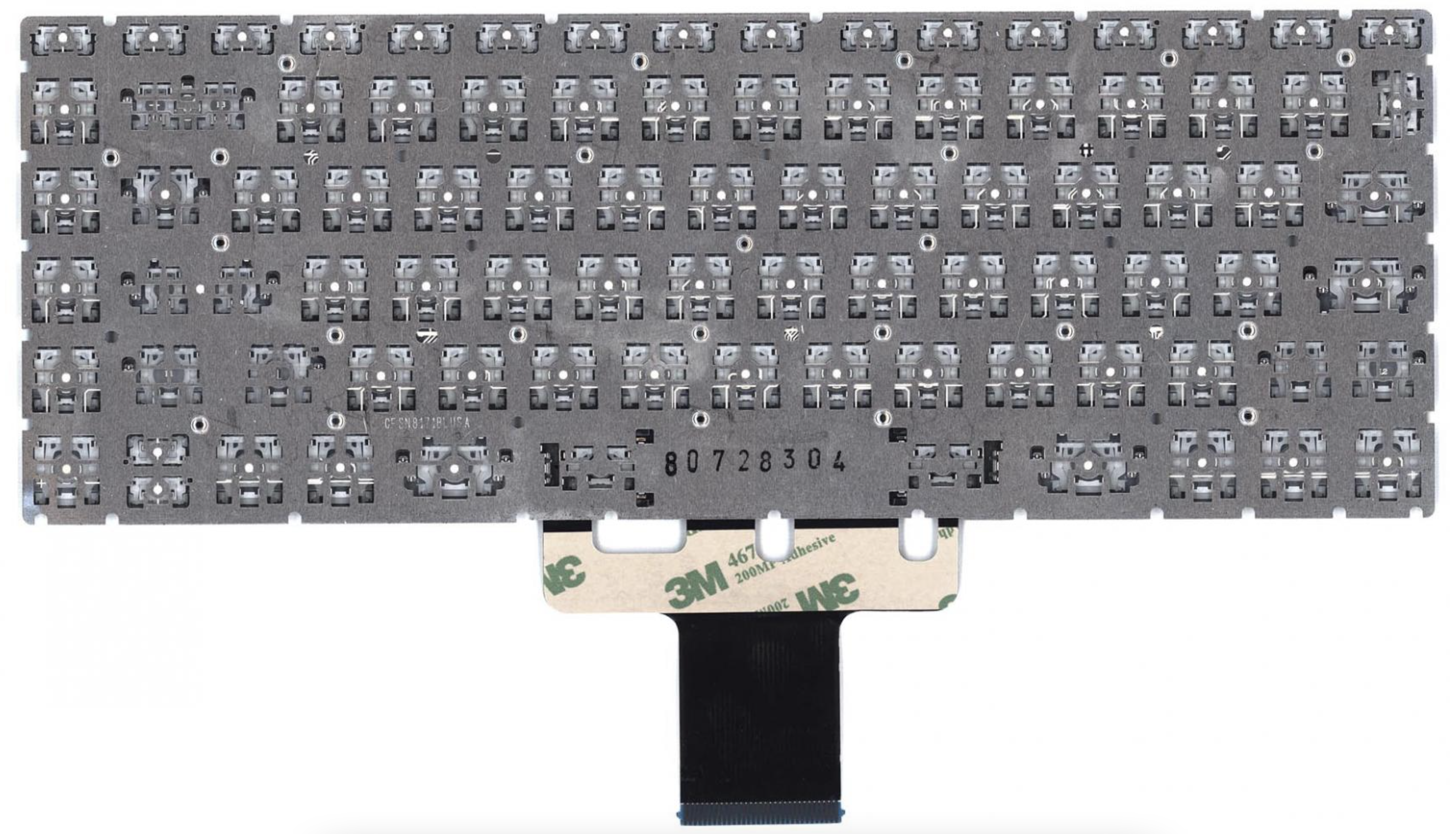 Клавиатура HP Pavilion x360 14-cd0000 серебристая, с подсветкой, OEM