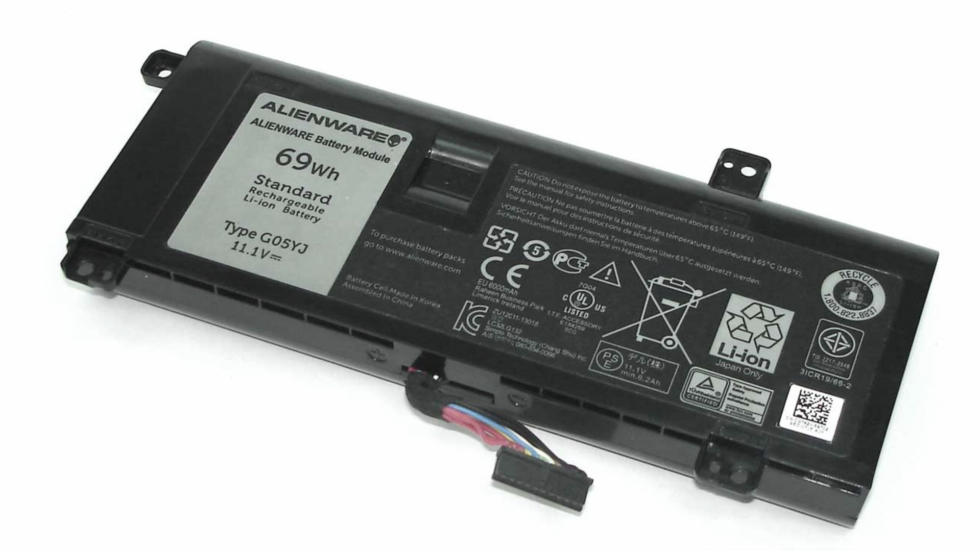 Аккумулятор DELL Alienware A14 11.1V, 69Wh, Original