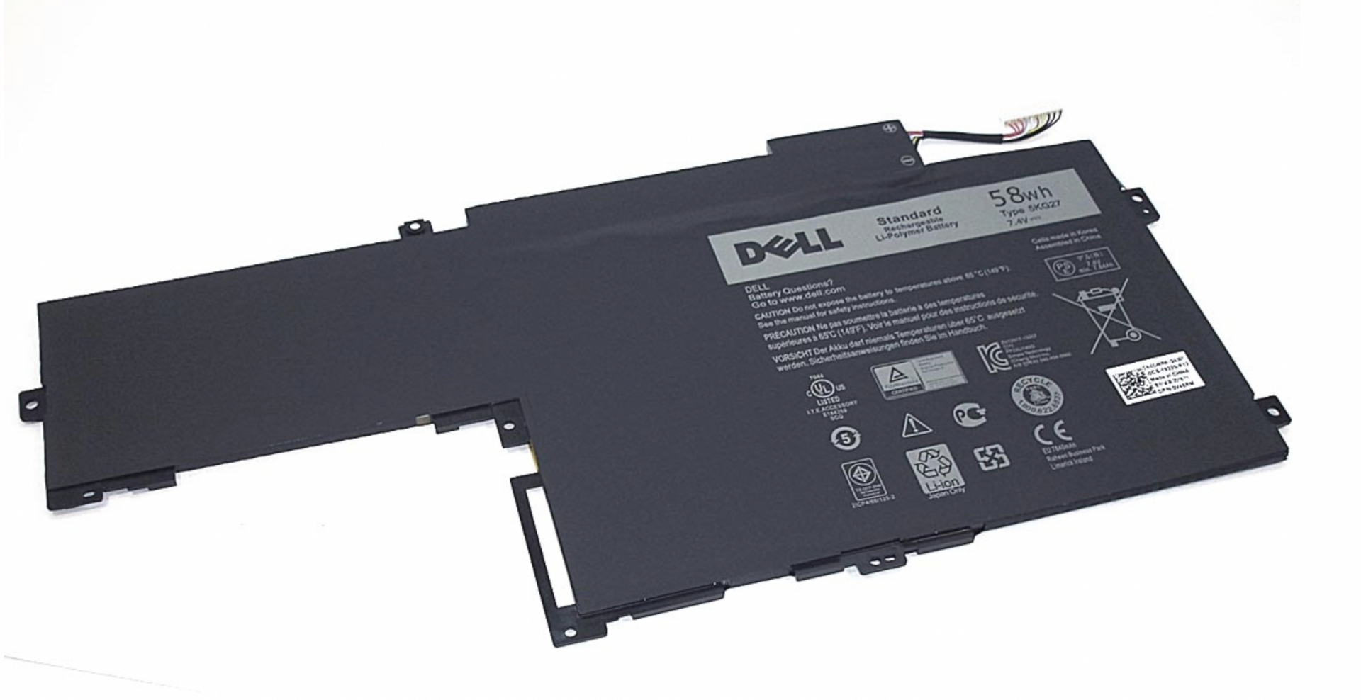Аккумулятор Dell Inspiron 14-7437 7.4V, 58Wh, Original