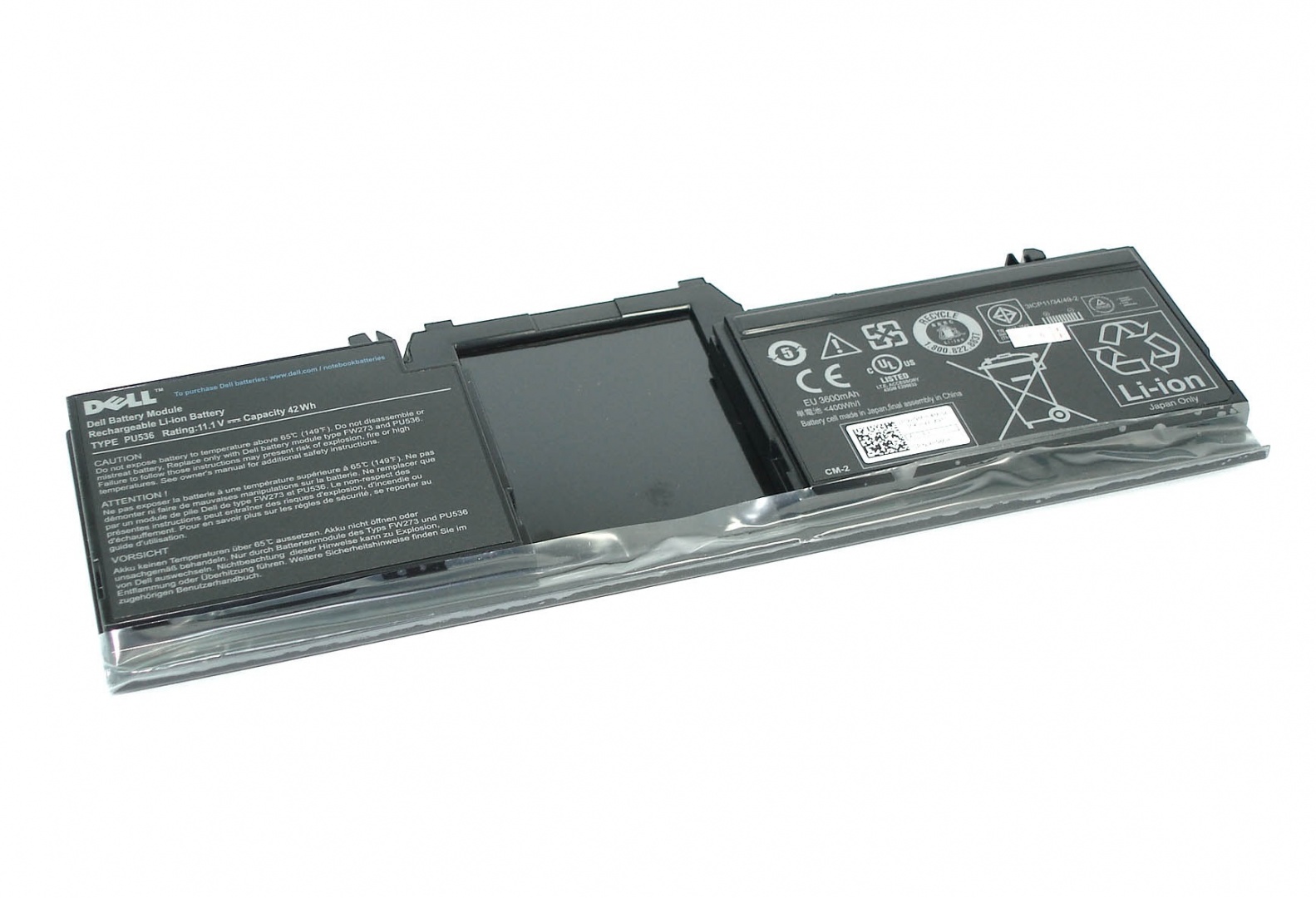 Аккумулятор Dell Latitude XT2 11.1V, 42Wh, Original