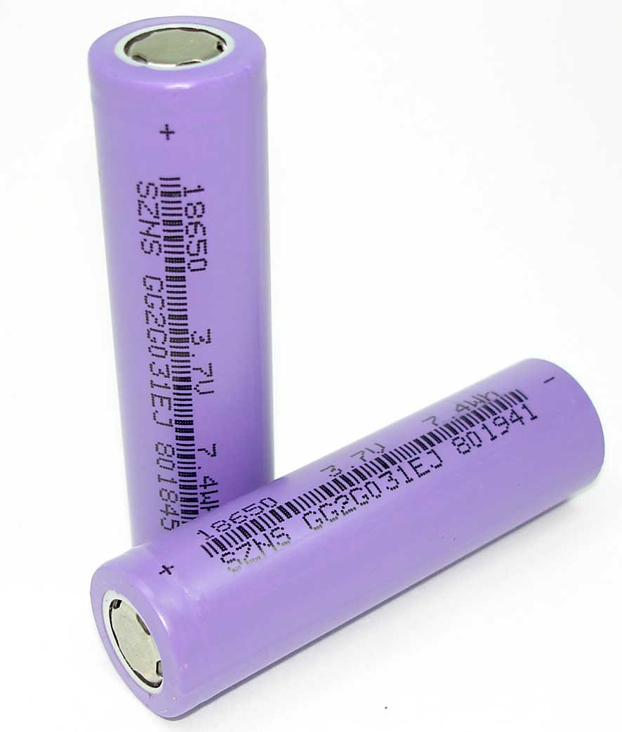 Аккумулятор типа 18650 2000mAh 3.7V 7.4Wh SZNS