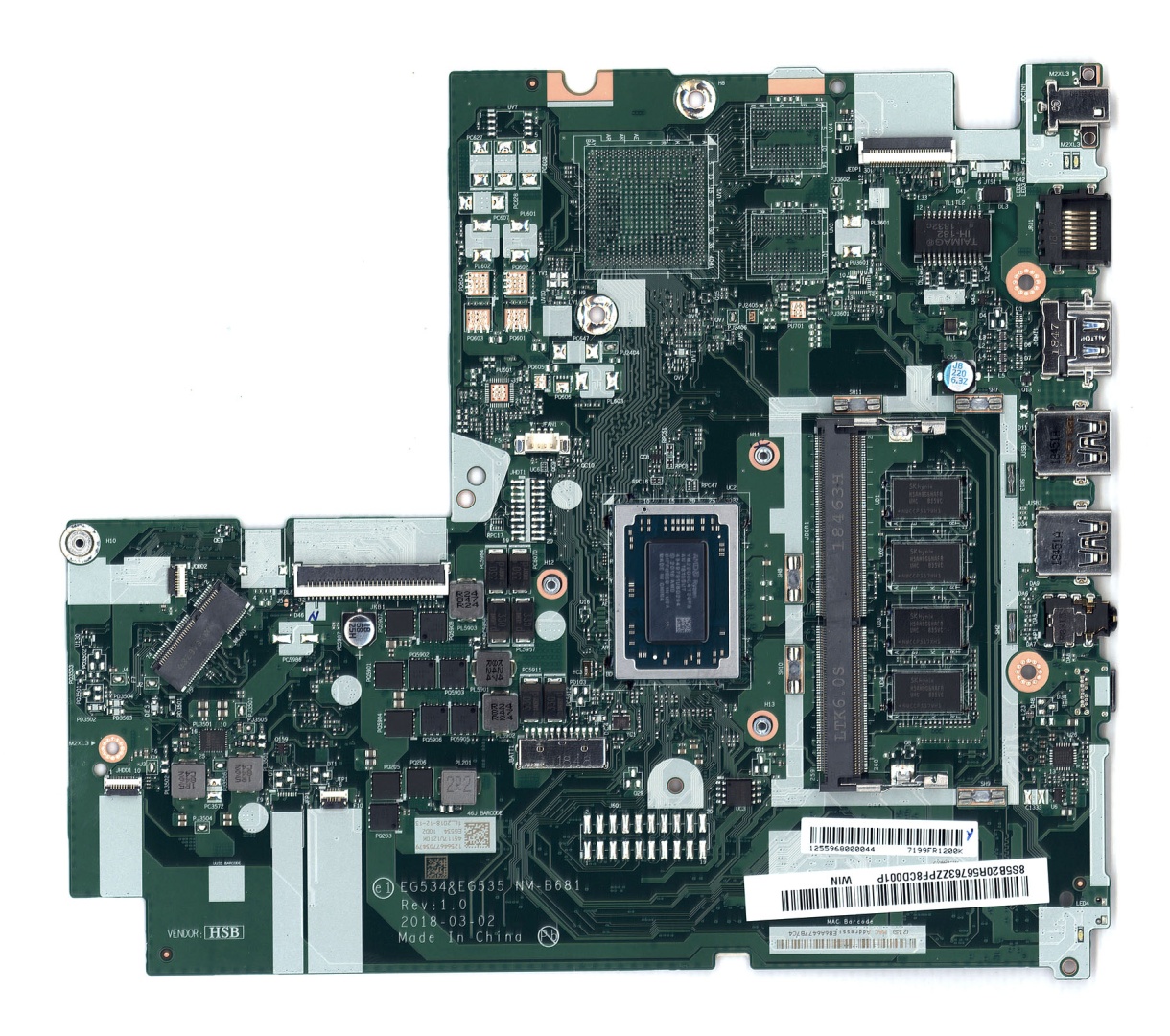 Материнская плата для Lenovo 330-15ARR R3-2200U UMA D4G WIN NM-B681