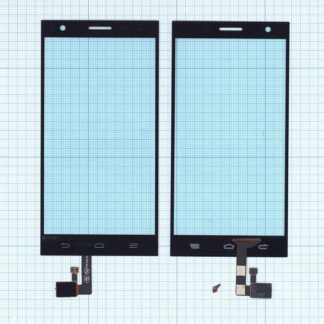 Сенсорное стекло (тачскрин) для ZTE Star 1 черное