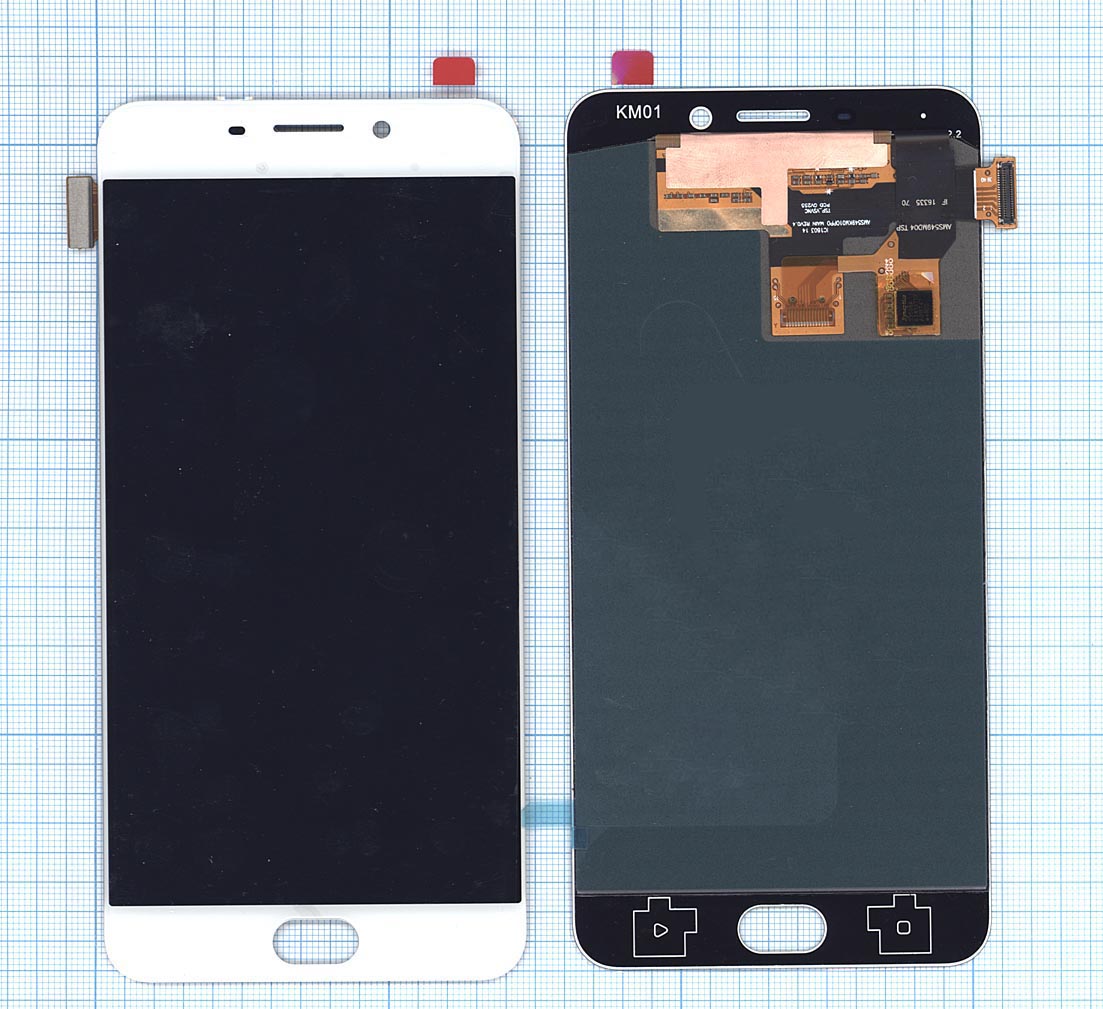Дисплей для OPPO R9 белый