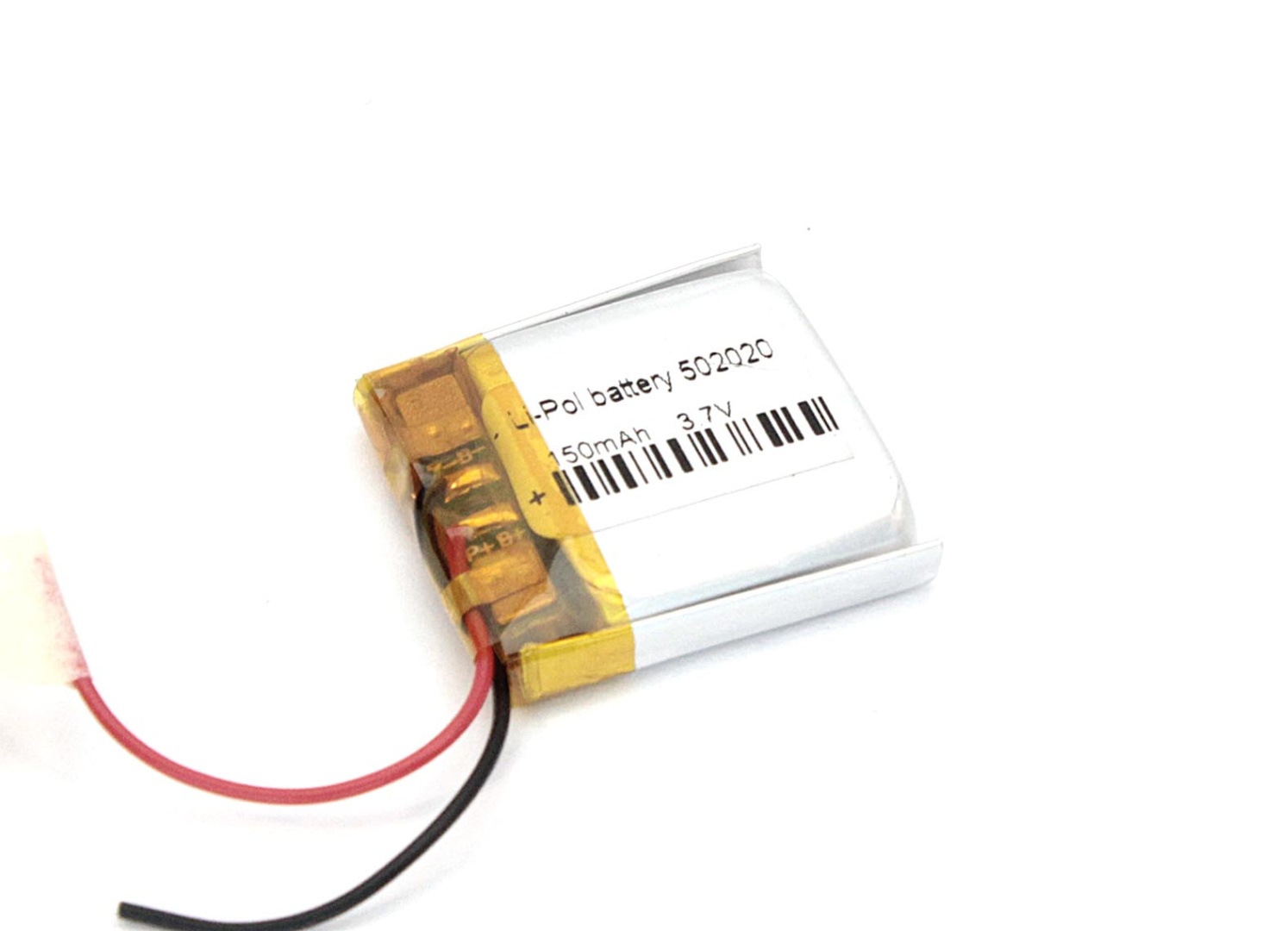 Аккумулятор Li-Pol (батарея) 5*20*20мм 2pin 3.7V/150mAh