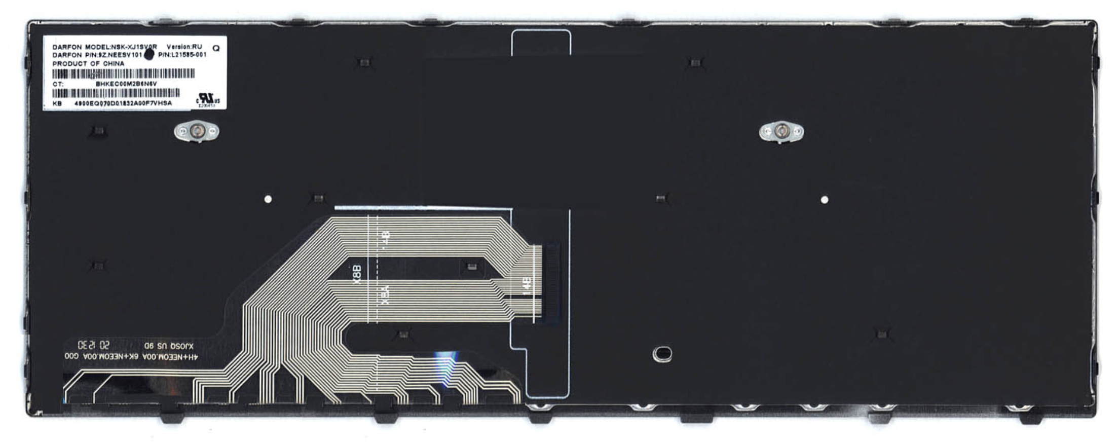 Клавиатура HP ProBook 645 G4 3UN59EA с серой рамкой, OEM