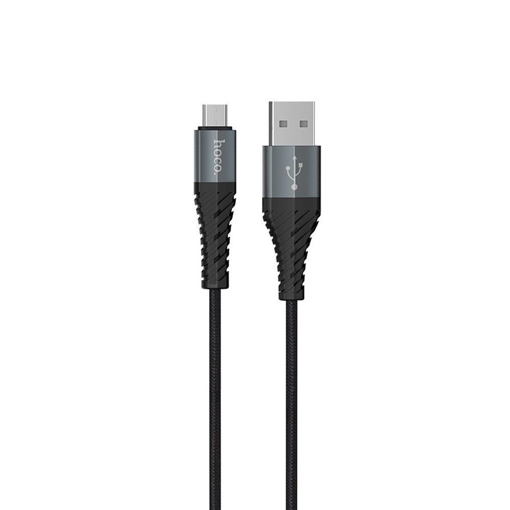 Кабель USB - micro USB HOCO X38 черный (1м)