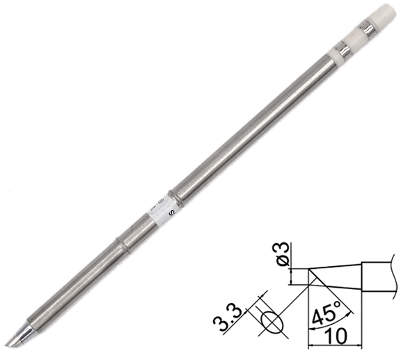 Жало для индукционных паяльников T12-BC3