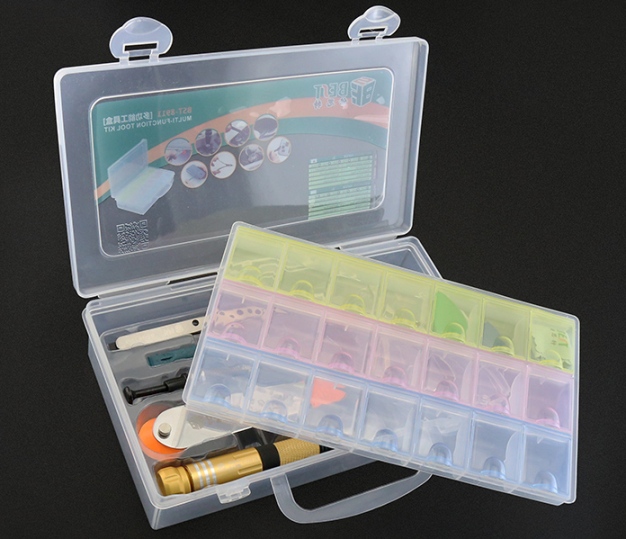 Большой набор инструментов для вскрытия телефонов и планшетов Best BST-8911A с кейсом