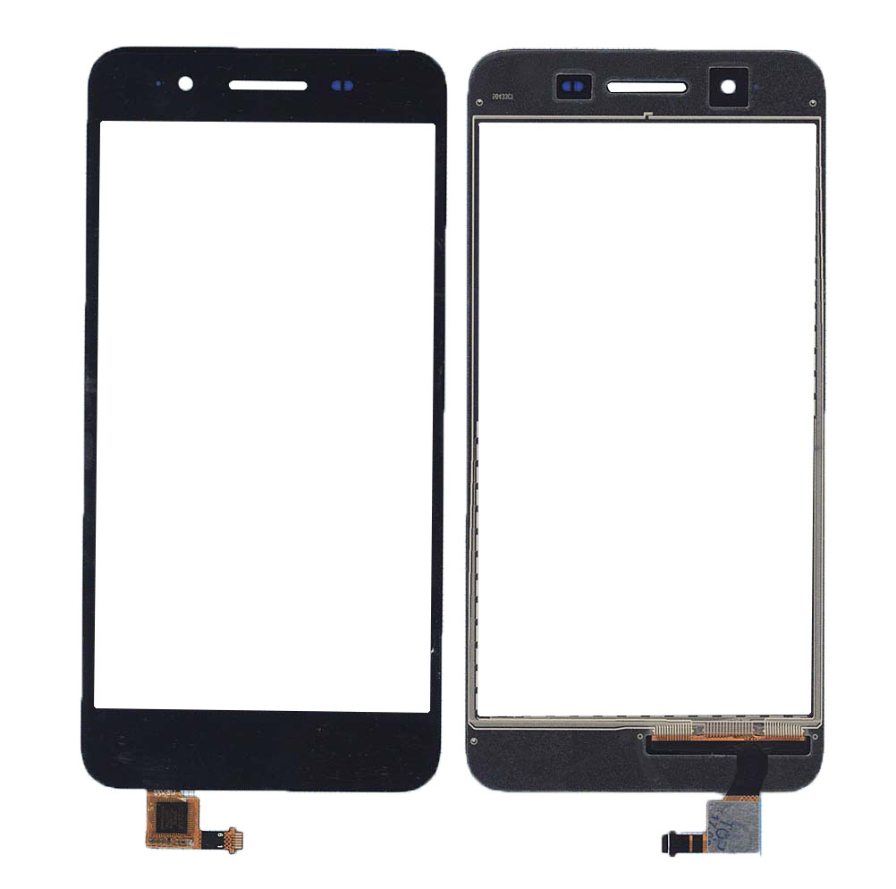 Сенсорное стекло (тачскрин) для Huawei GR3 черное