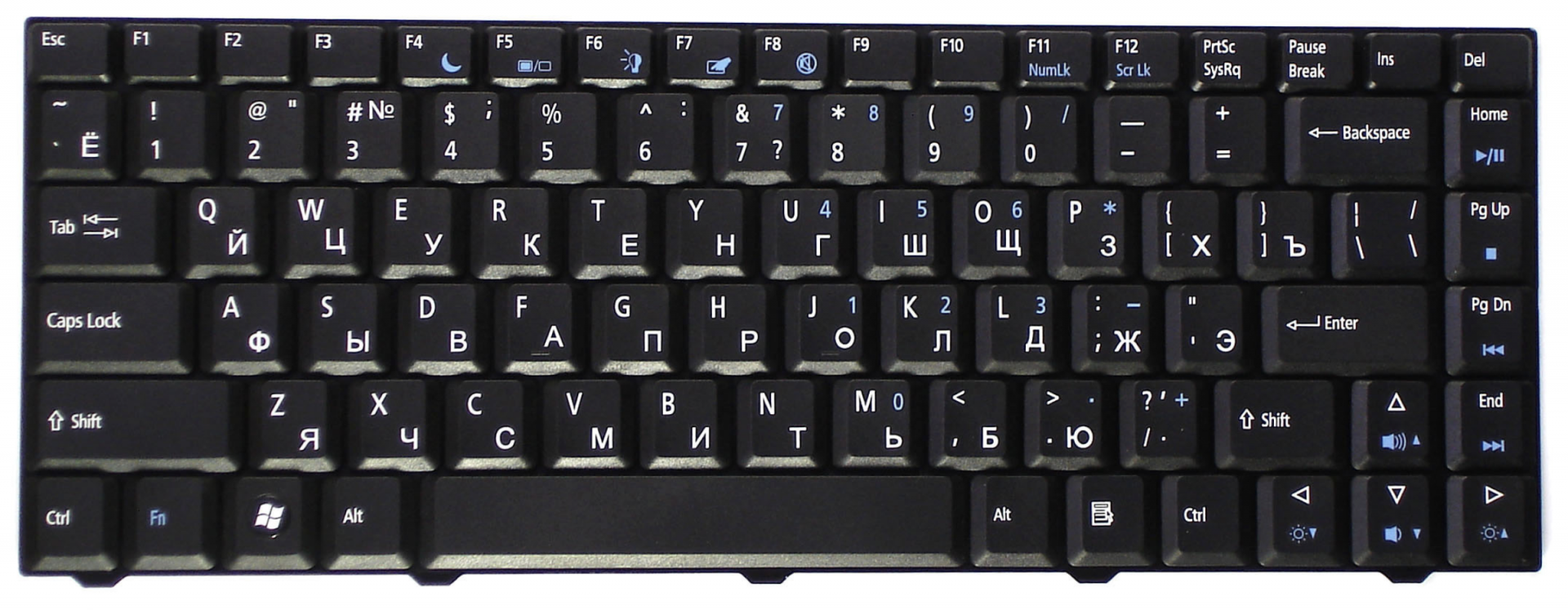 Клавиатура Acer eMachines D720 OEM