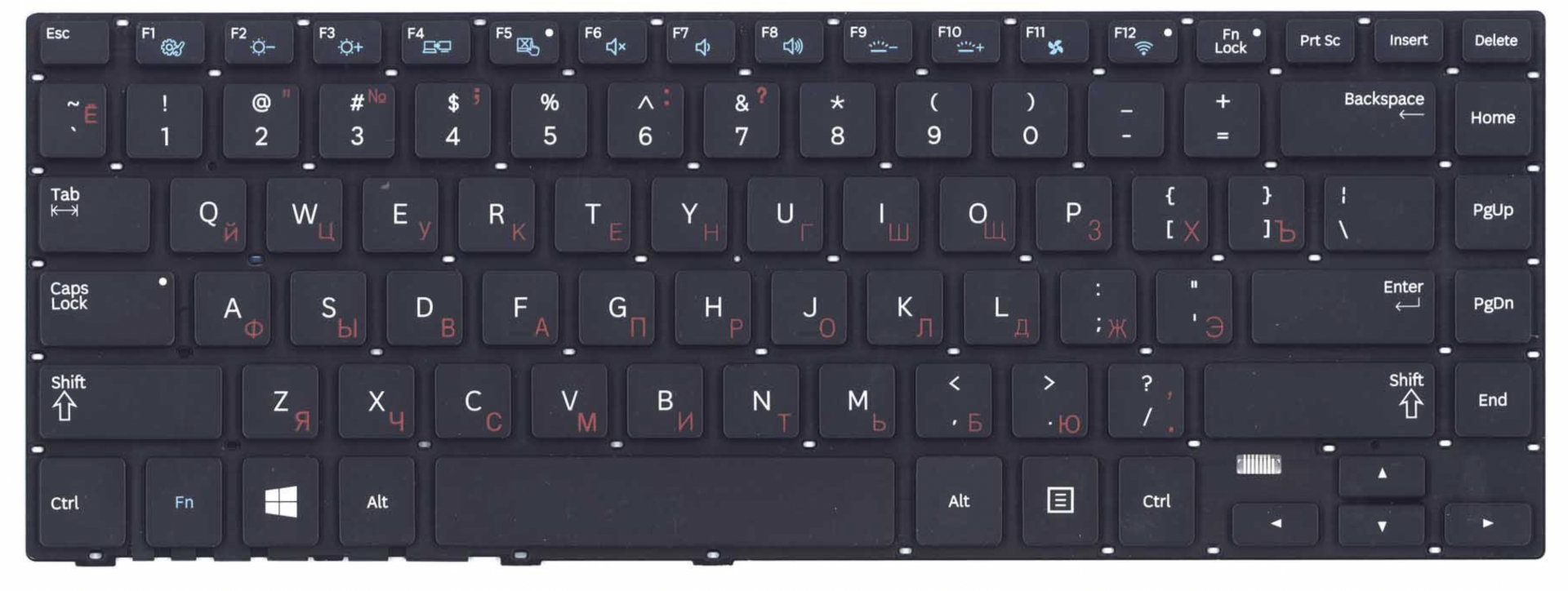 Клавиатура Samsung NP470R4E-K01 с подсветкой, OEM