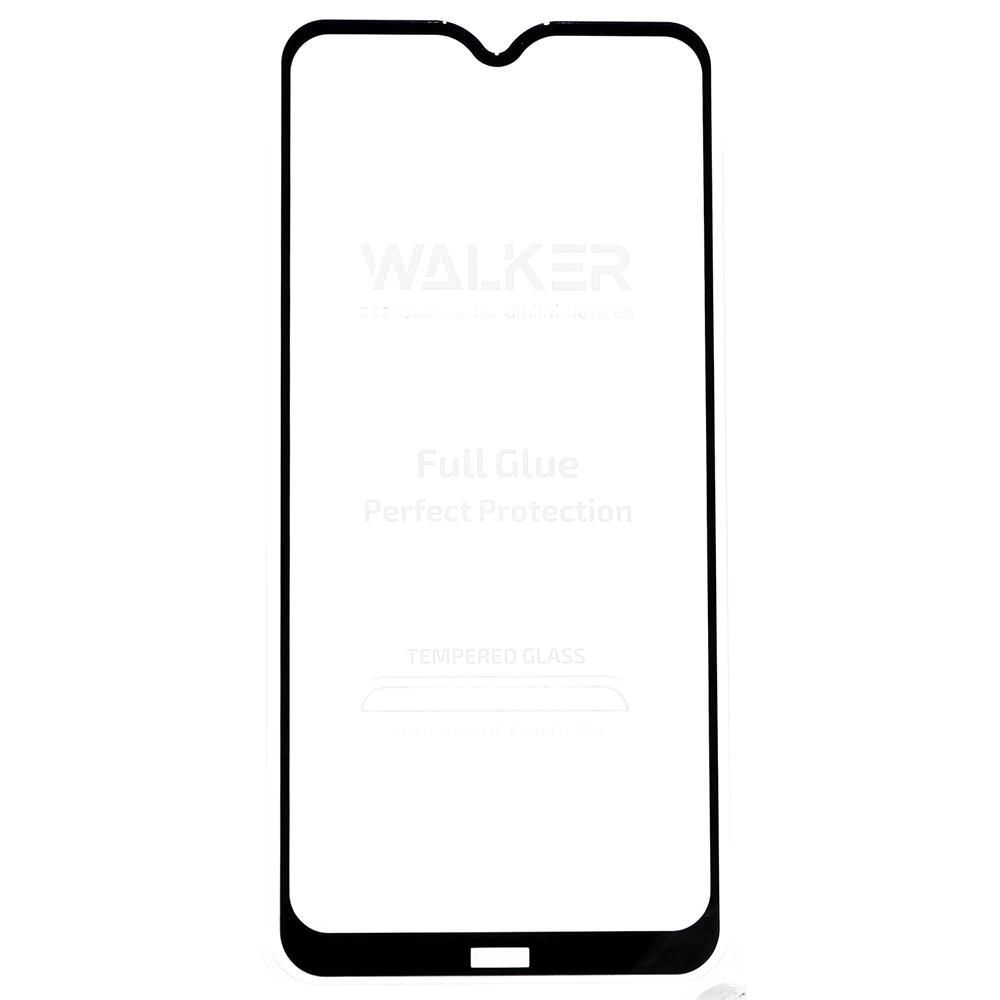 Защитное стекло Xiaomi Redmi8/8A WALKER 2,5D Full Glue с рамкой черное /в упаковке/