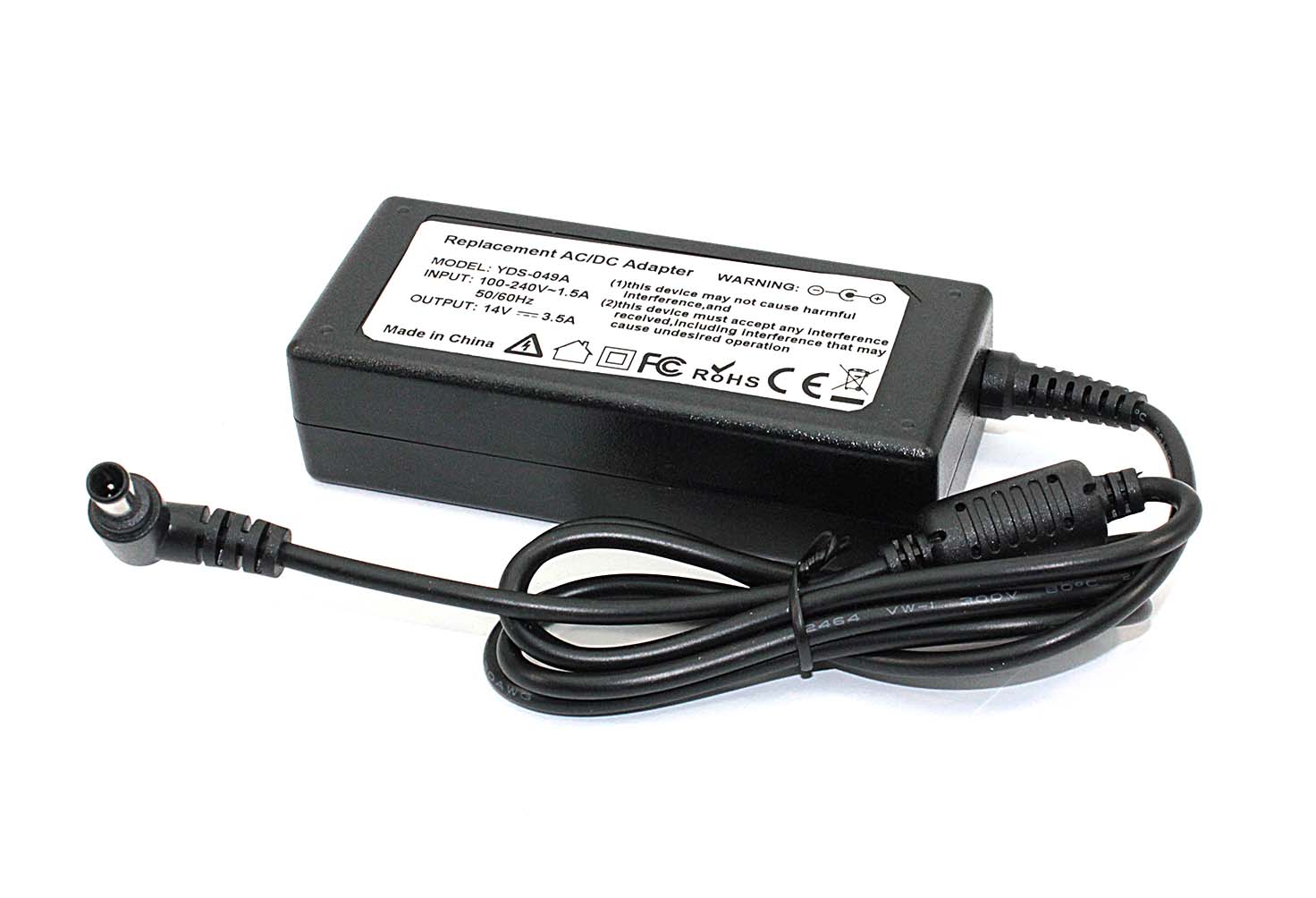 Блок питания (сетевой адаптер) для ноутбуков Samsung 14V 3.5A 6.5x4.4 OEM