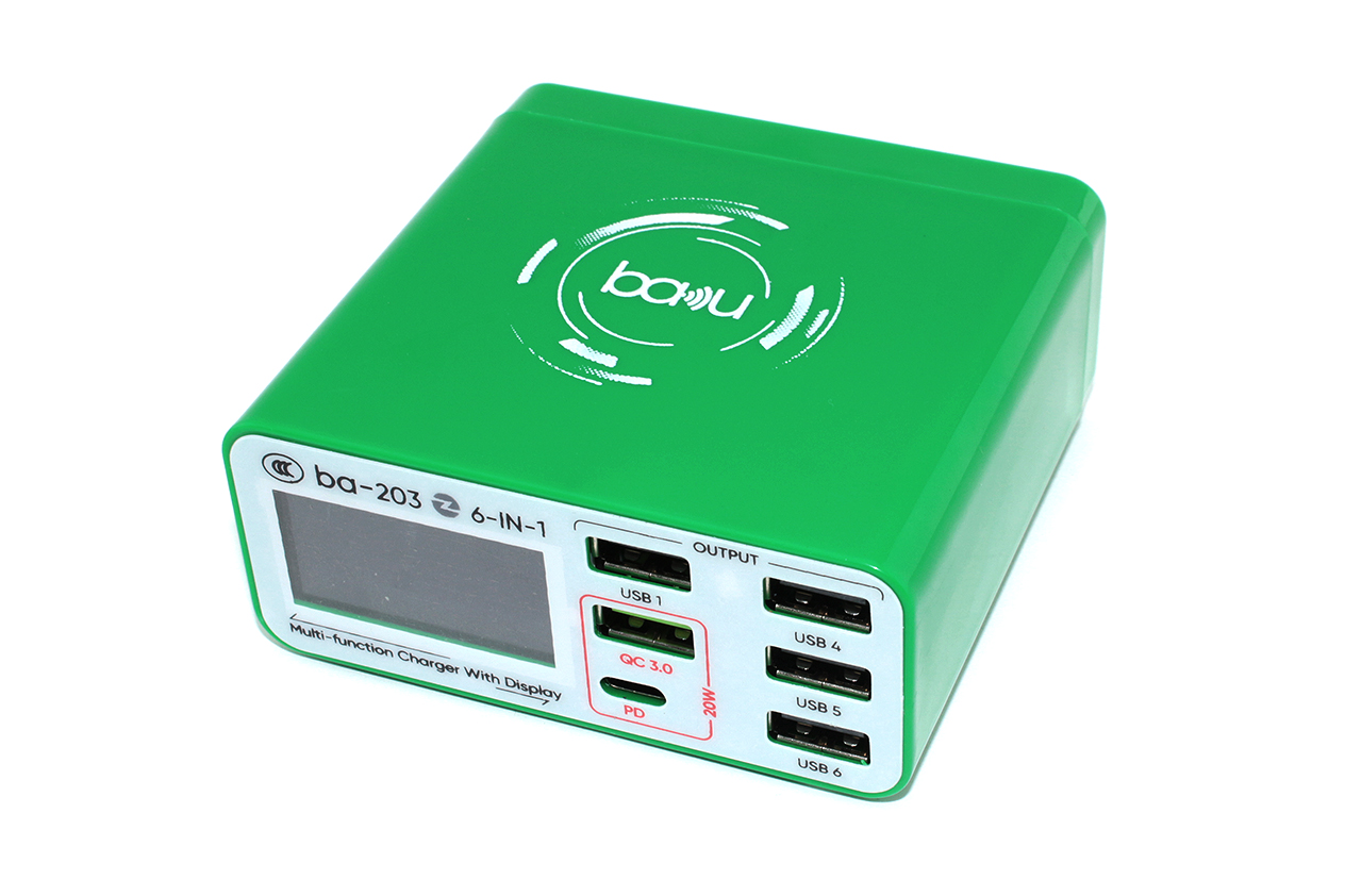 Зарядное устройство Baku BA-203 6 портов
