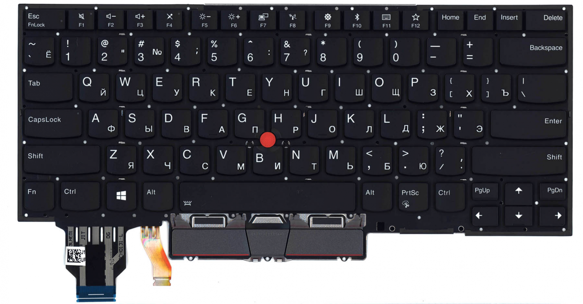 Клавиатура Lenovo ThinkPad X1 Carbon Gen 7 с подсветкой, OEM