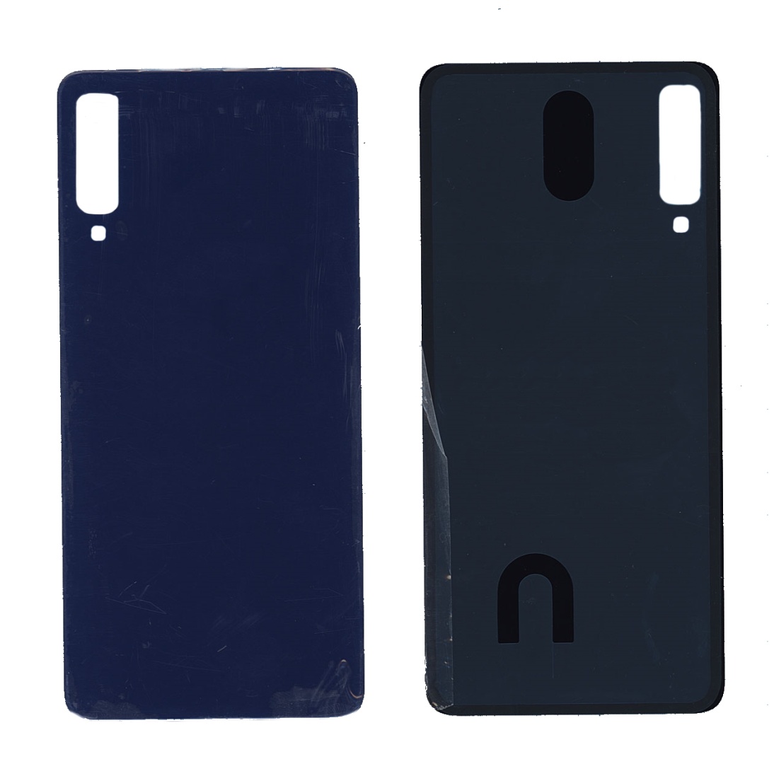 Задняя крышка для Samsung Galaxy A7 (2018) SM-A750F синяя