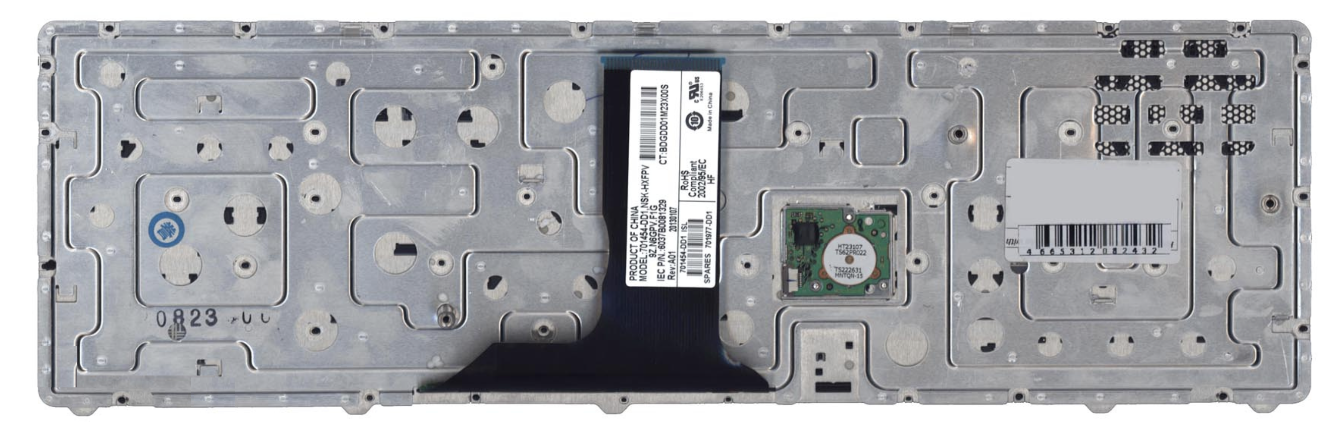 Клавиатура HP Elitebook 8760w с указателем, без подстветки, OEM