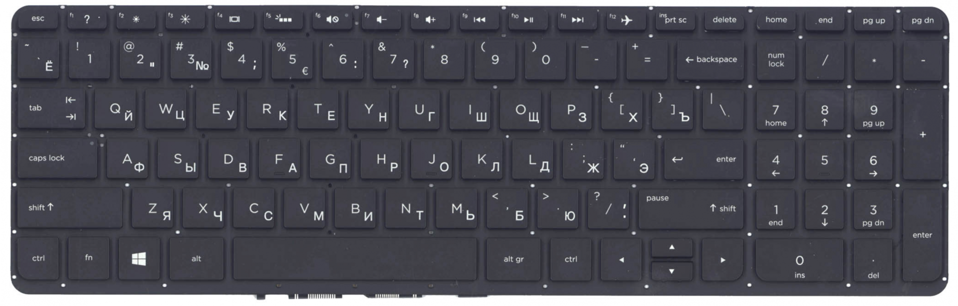 Клавиатура HP Pavilion 15-P с подсветкой, OEM